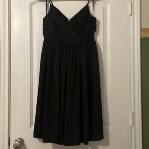 Banana Republic Black Pleated Dress